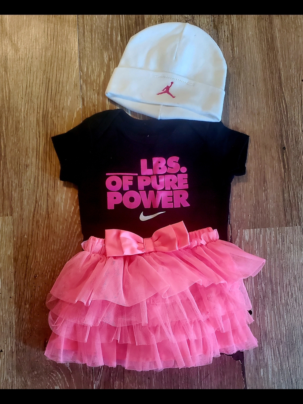 Nike Babygirl Tutu Outfit With Beanie